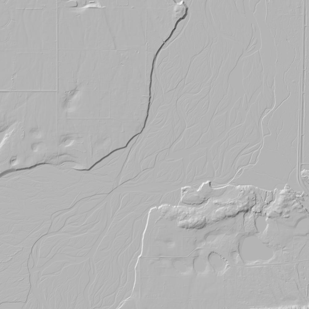 USGS 3DEP elevation hillshade