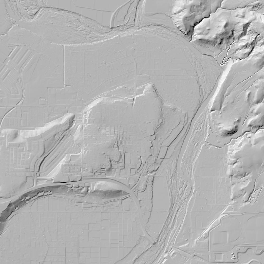 USGS 3DEP elevation hillshade