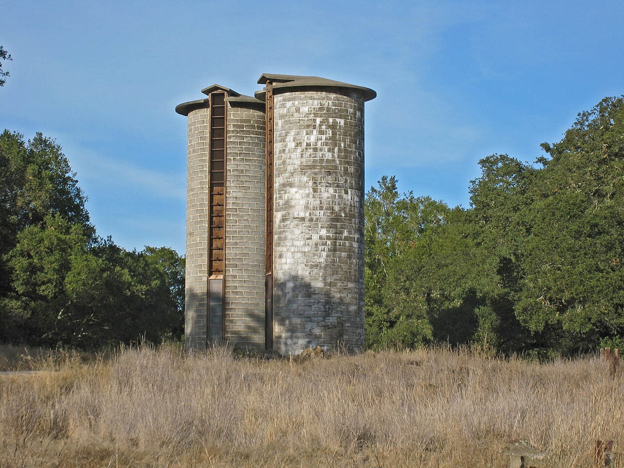 Jack London State Historic Park. Jack London built the first concrete silos on the west coast. - panoramio.jpg