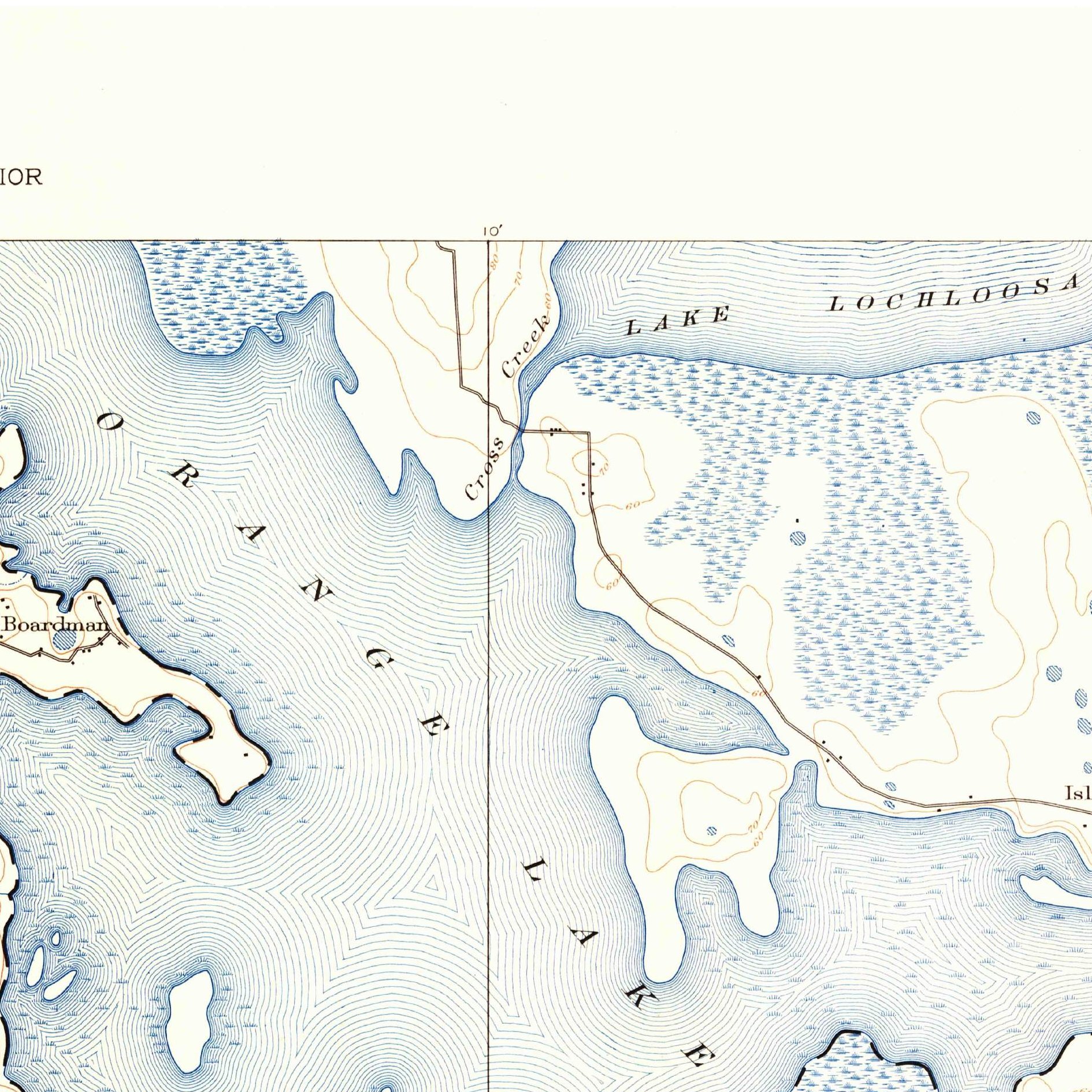 USGS 1:62500-scale Quadrangle for Citra, FL 1893 (crop around site)