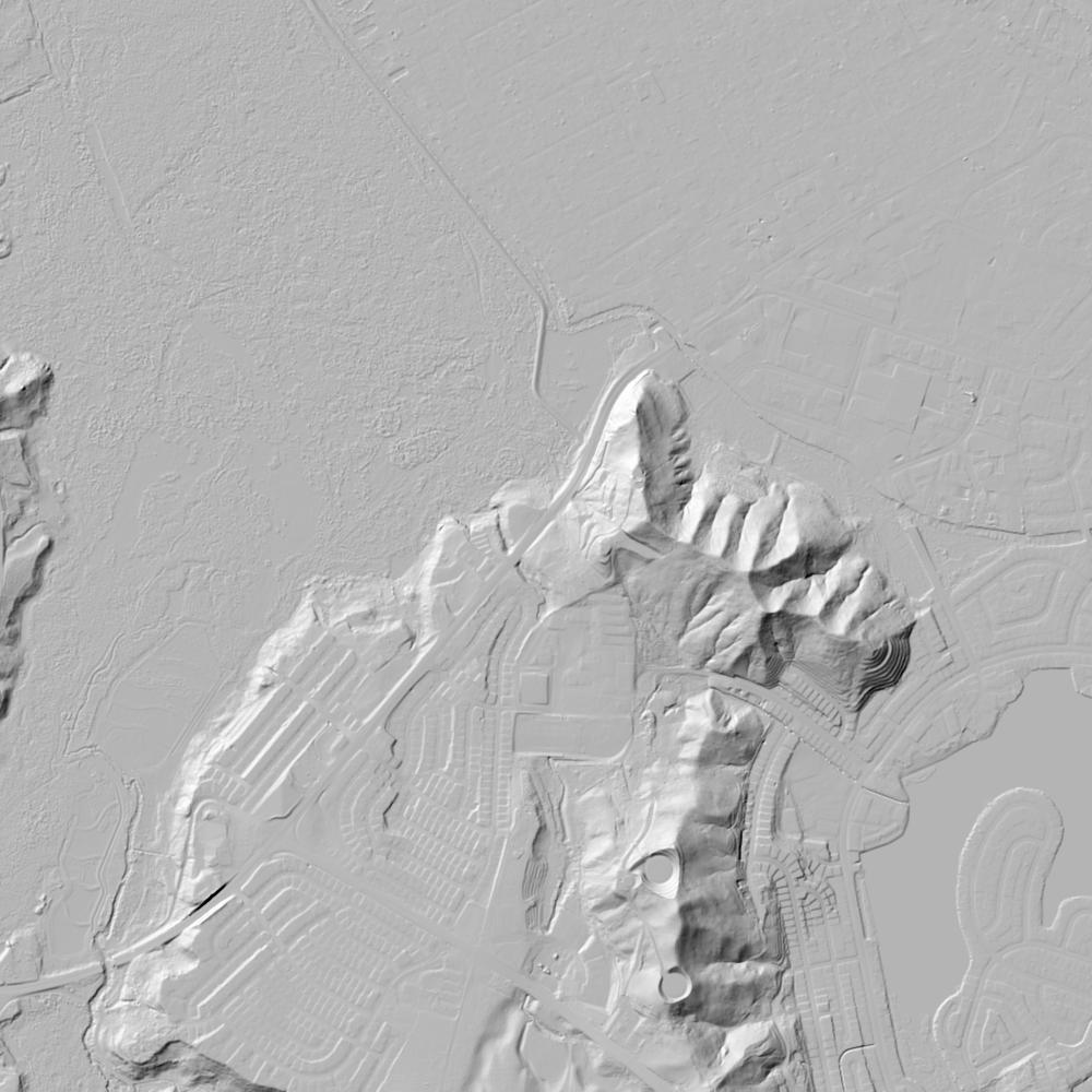 USGS 3DEP elevation hillshade