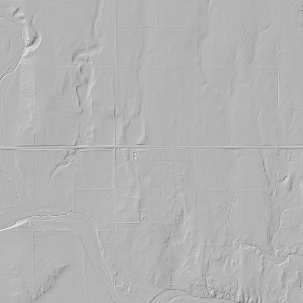 USGS 3DEP elevation hillshade