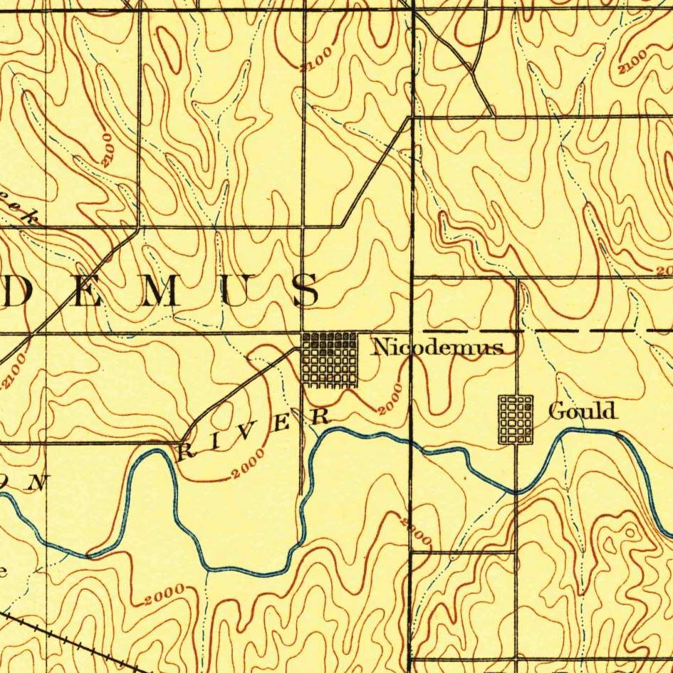 USGS 1:125000-scale Quadrangle for Hill City, KS 1893 (crop around site)