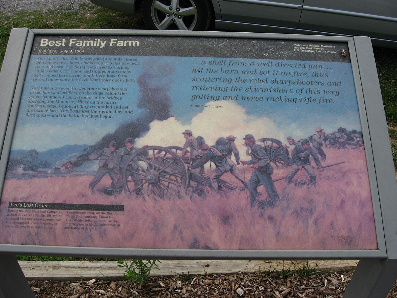 Best Family Farm, Gambrill Mill and Monocacy River, Monocacy National Battlefield (2751929090).jpg