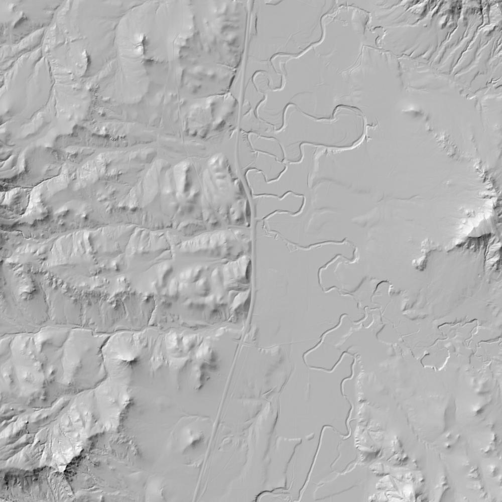 USGS 3DEP elevation hillshade