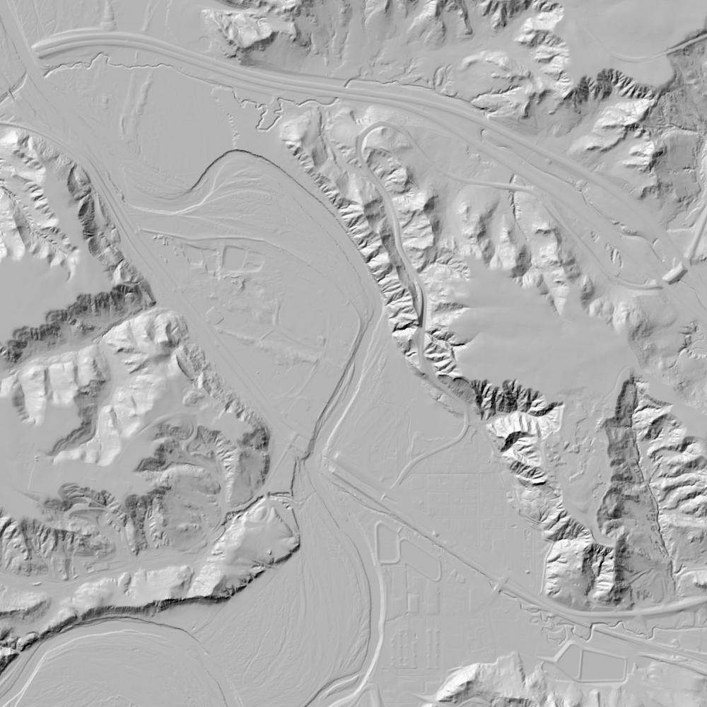 USGS 3DEP elevation hillshade